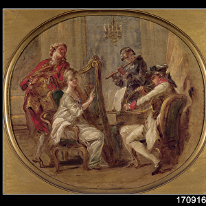 Concert with Four Figures, c. 1774 (oil on canvas)