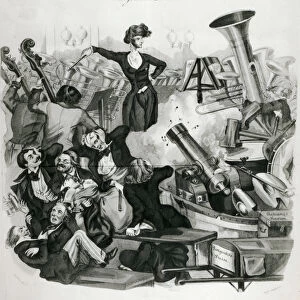 A Concert of Hector Berlioz (1803-69) in 1846 (engraving)