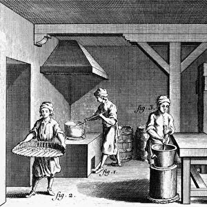 The Confectioners, illustration from Diderots Encyclopedie, 1763