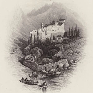 The Convent of St Catherine, Mount Sinai (engraving)