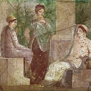 Conversation of women (fresco, 1st century AD)