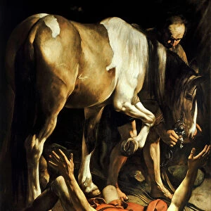 The Conversion of St. Paul, 1601 (oil on canvas)