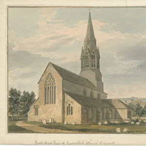 Cornwall - Lostwithiel Church, 1821 (w / c on paper)