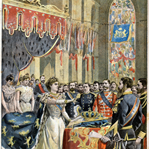 Coronation of Queen Wilhelmina of the Netherlands. Coronation of Queen Wilhelmine of