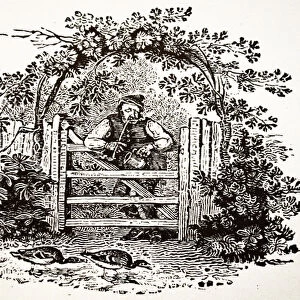 Countryman Smoking a Churchwarden, 1804