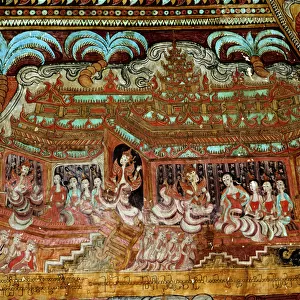 A court scene (fresco)