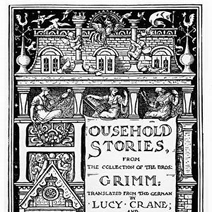 Front Cover of Household Stories, by the Brothers Grimm