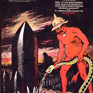 Cover of La Baionnette Magazine, July 29 1915 (colour litho)