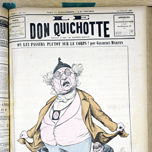 Cover of "Le Don Quixote", number 733, Satirique en Couleurs