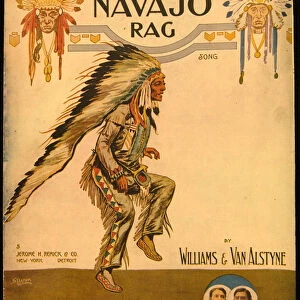 Front cover for Oh that Navajo Rag by Williams and Van Alstyne, c