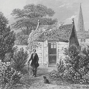 Cowpers Summer House, Olney (engraving)
