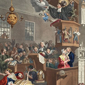 Credulity, Superstition and Fanaticism, illustration from Hogarth Restored