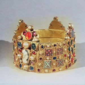 The Crown of Hildesheim (gold & precious stones)