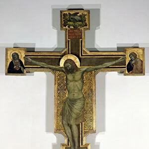 Crucifix (oil on panel)