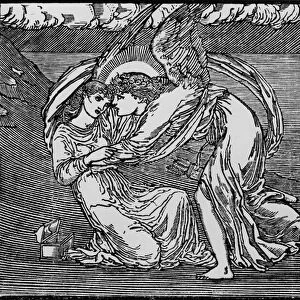 Cupid Reviving Her, 1866 (woodcut)