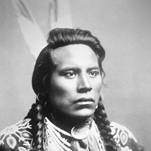 Curley, of the Crow tribe, one of Custers scouts (b / w photo)