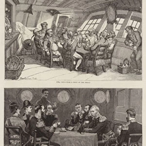 How Customs change in the Navy, the Refreshments of Two Centuries (engraving)