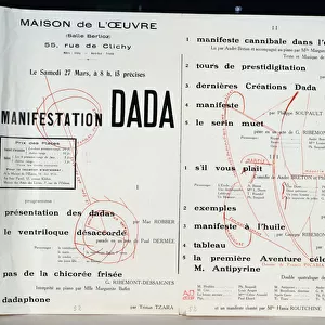 Dada Manifestation, c. 1921 (litho)