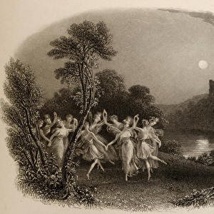 The Dance of the Fairies, engraved by F. C