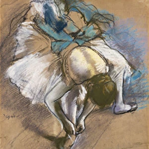 Dancer Putting On Her shoes; Danseuse Attachant Son Chausson, c