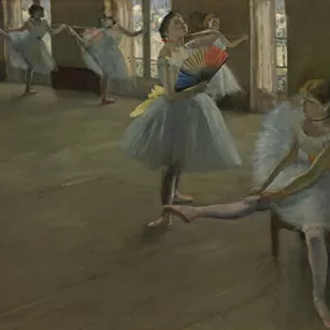 Dancers in the Classroom, c. 1880 (oil on canvas)