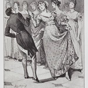 Dancing: Sir Roger de Coverley, 1820 (litho)
