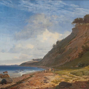 A Danish Coast. View from Kitnaes by the Roskilde Fjord, 1843 (oil on canvas)