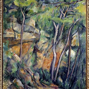 Dans le parc du chateau noir Painting by Paul Cezanne (1839-1906) 1900 Sun