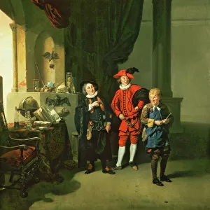 David Garrick with William Burton and John Palmer in The Alchemist by Ben Jonson