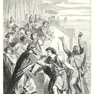 Davids Reconciliation to Absalom (engraving)