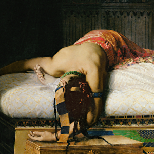 Death of Cleopatra, 1874 (oil on canvas) (detail of 26262)