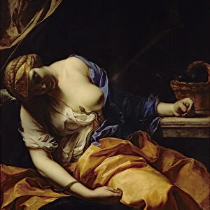 The death of Cleopatra (oil on canvas)