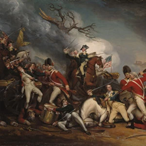 The Death of General Mercer at the Battle of Princeton, January 3, 1777 (oil on canvas)