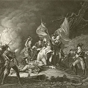 The death of General Montgomery (engraving)