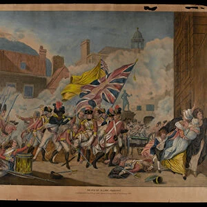 Death of Major Pierson and defeat of the French troops in the Island of Jersey