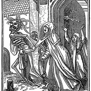 Death and the Nun, from the Dance of Death by Hans Holbein the Younger