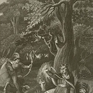 Death of William Rufus (engraving)