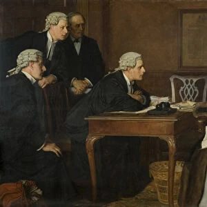 Defendant and Counsel, 1895 (oil on canvas)