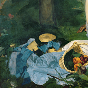 Dejeuner sur l Herbe, 1863 (oil on canvas) (see also 65761) (detail of 2310)