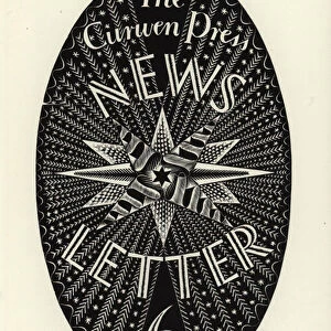 Design for The Curwen Press News-Letter, number 6, 1934 (wood engraving)
