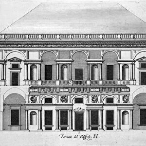 Design for the Royal Palace of Caserta, 1756 (engraving)