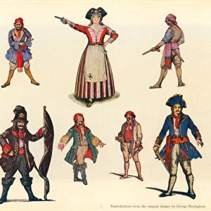 Designs for The Pirates of Penzance (engraving)