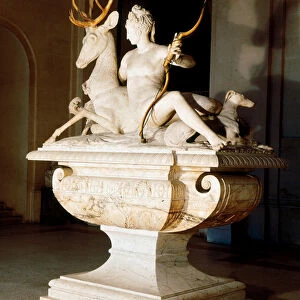 Diana the Goddess of the Hunt, 1550-1554 (marble)