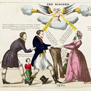 The Discord, 1855 (colour litho)