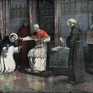 The dispute of the Holy Sacrement : Saint Thomas Aquinas