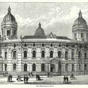 The Dock Offices, Hull (engraving)