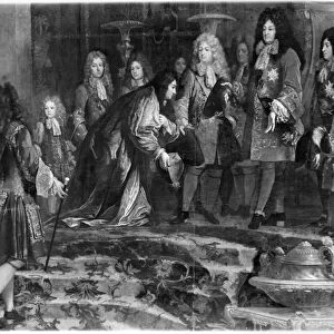 The Doge of Genoa offering his apologies to Louis XIV (1638-1715) the 15th May 1685