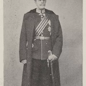 The Duke of Fife, in the Uniform of Lord Lieutenant of the City of London (b / w photo)