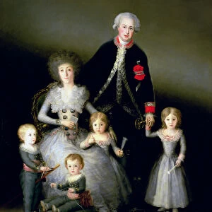 The Duke of Osuna and his Family, 1788 (oil on canvas)