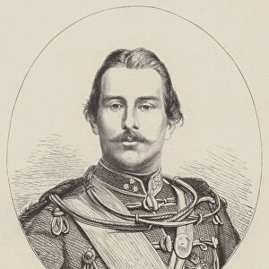 The Duke of Teck at the Time of his Marriage (engraving)